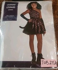 Leopard 5 Piece Halloween Costume Set Size Child Extra Large 14 - 16 Years