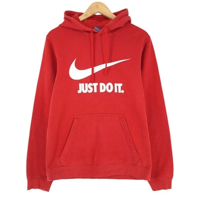Nike Hoodie Homme Rouge Coton Mg7 Sweat à Capuche Taille S - Photo 1/4