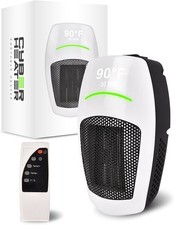 Electric Ceramic Cyber Heater Portable Heater Space Heater w/Timer Thermostat
