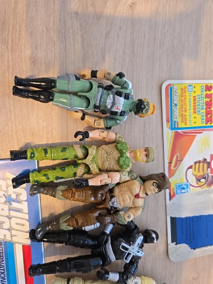 Action Force Vintage Bundle GI Joe Collectible Figures Palitoy 1980s X 6 - Image 2 of 4