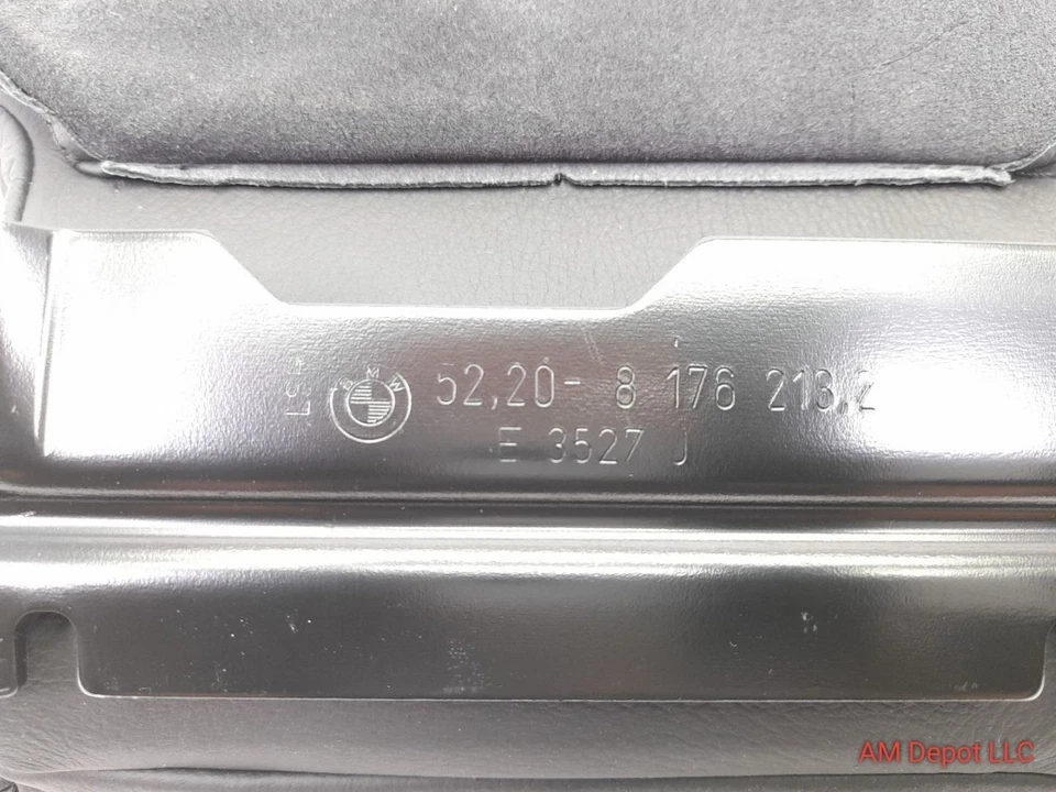 BMW 330xi 330i 325i 325xi E46 2002 sedán reposabrazos central trasero Montana negro Foto 4 de 4