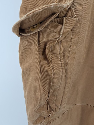 Vtg Polo Ralph Lauren Military Cargo Pants Sz 32x30 Double Knee Button Fly Rare! - Afbeelding 6 van 24