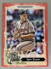 2017 GYPSY QUEEN BASEBALL # 130 CHRIS TILLMAN RED PARALLEL SSP 4/10 NM 