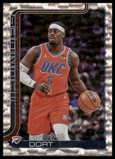 2025-26 Topps #117 Luguentz Dort Crackleboard