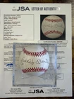 Mickey Mantle Autographed Signed American League Baseball with JSA Cert Letter