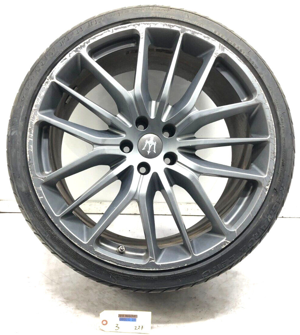 2014-2017 MASERATI GHIBLI QUATTROPORTE WHEEL RIM W/ TIRE 10.5X21 OEM #NOTE.