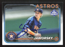 Chase Jaworsky Signed 2024 Topps Pro Debut Card # PD-3 FCL Houston Astros 2