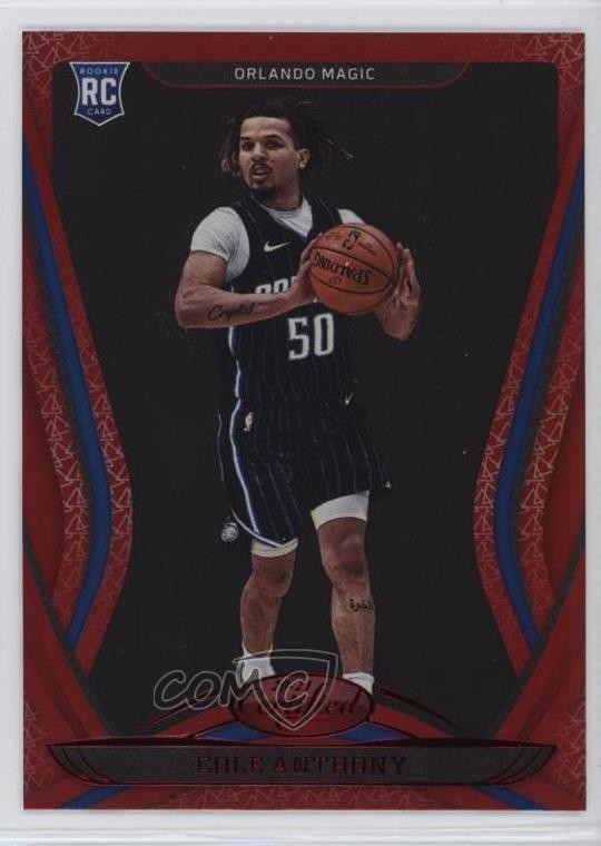 2020-21 Certified Mirror Red Cole Anthony #186 yf0
