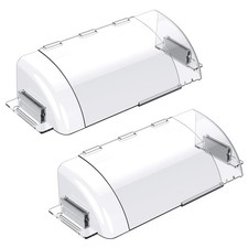 Air Vent Deflectors 2-Pack Set of Super Strong Magnetic 2 Pack, transparent