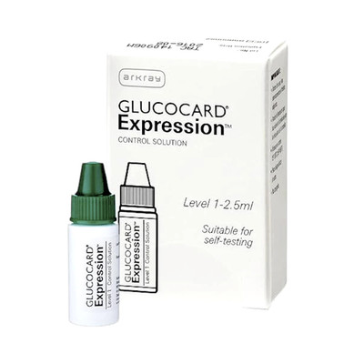 GLUCOCARD ARKRAY EXPRESSION GLUCOSE CONTROL SOLUTION LEVEL 1
