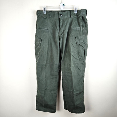 5.11 Tactical Stryke Cargo Pants Mens 34x30 FIT 34X27 Green Ripstop 74369-190