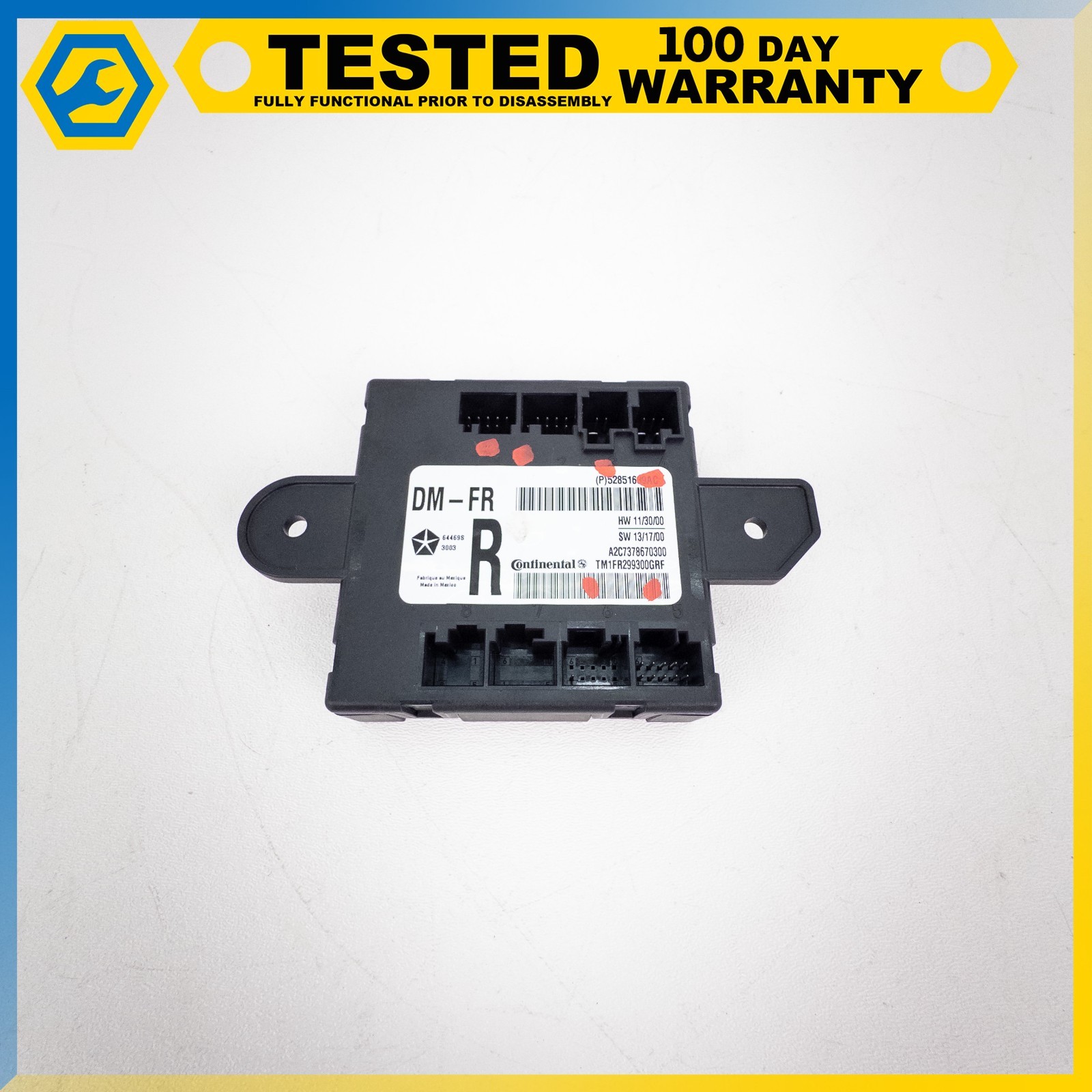 14-19 MASERATI QUATTROPORTE GHIBLI FRONT RIGHT DOOR CONTROL MODULE OEM