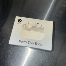 New Beats By Dre Solo Buds Wireless Earbuds Matte Ivory Sealed FREE SHIPPING