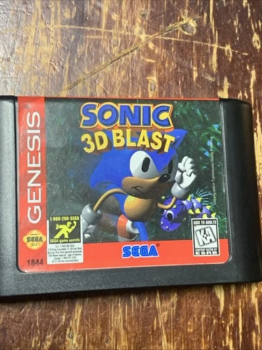 Sonic 3D Blast Sega Genesis Video Game ( Original Vintage )