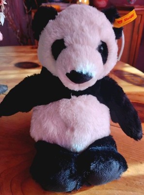 Steiff Cuddly Friends Ming Panda Plush Toy Collectible With Tags