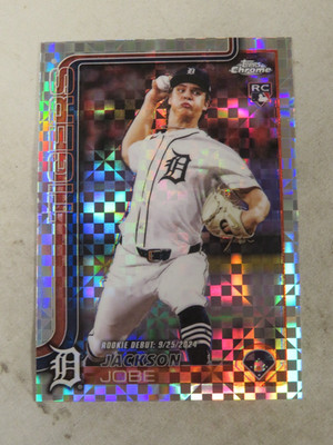2025 Topps Chrome Update Jackson Jobe X-Fractor Rookie Pro Debut#USC48