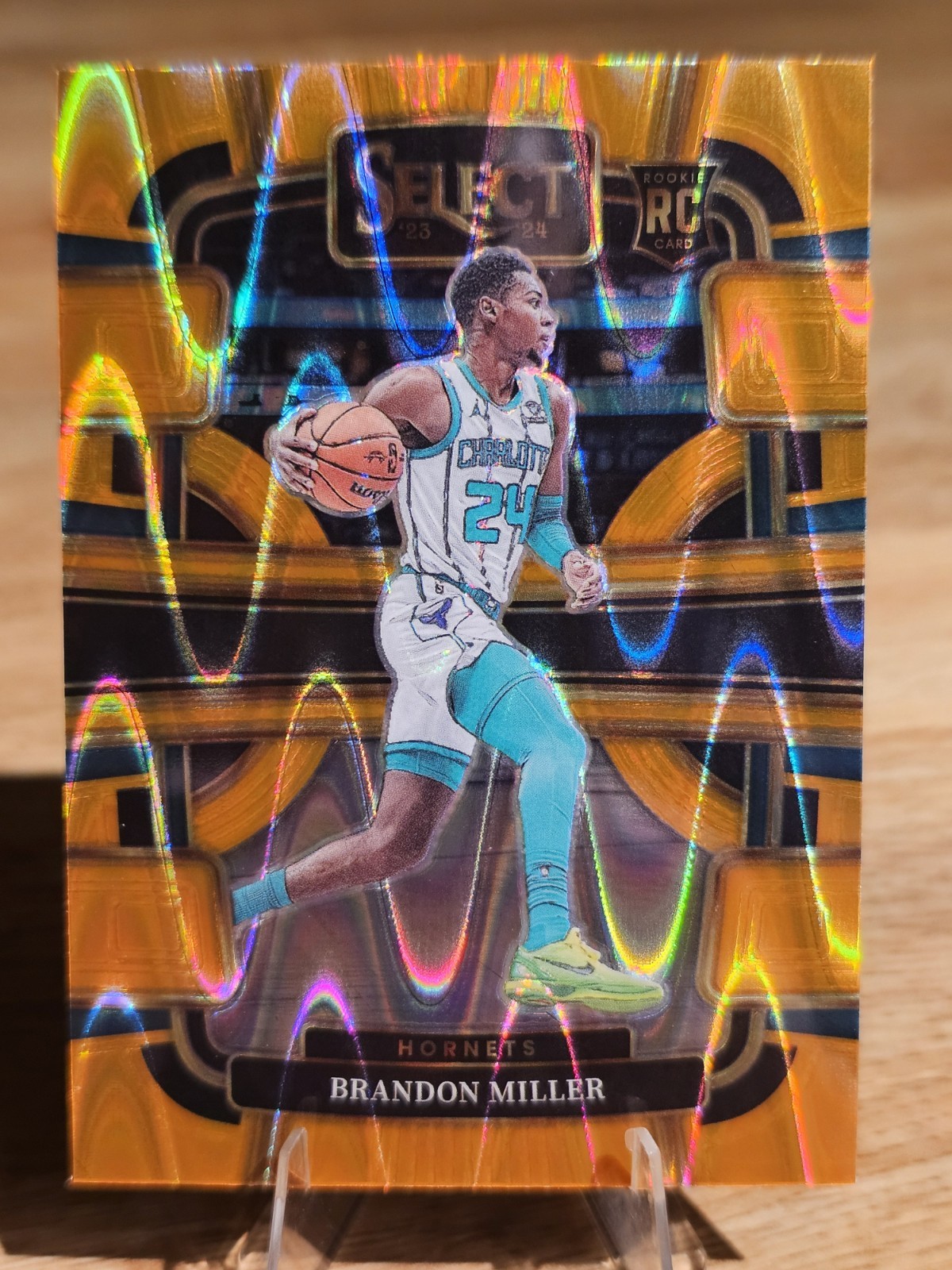 2023-24 Panini Select - Concourse Brandon Miller #80 Orange Flash Prizm (RC)