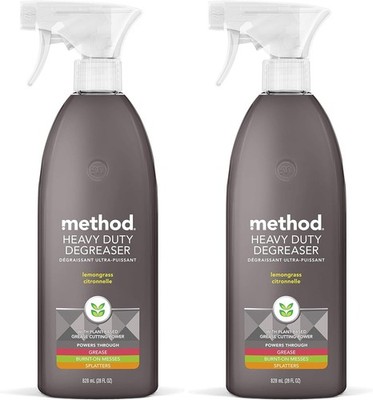 Method Heavy Duty Degreaser, Lemongrass Scent, Oven 28 Fl Oz (Pack of 2) 