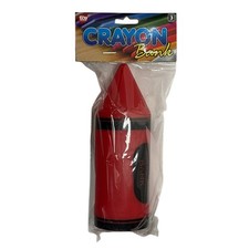 Rhode Island Novelty Toys - CRAYON COIN BANK Red 6 inch - New