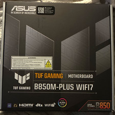 ASUS TUF GAMING B850M-PLUS WIFI7 AM5 DDR5 MicroATX Gaming Motherboard