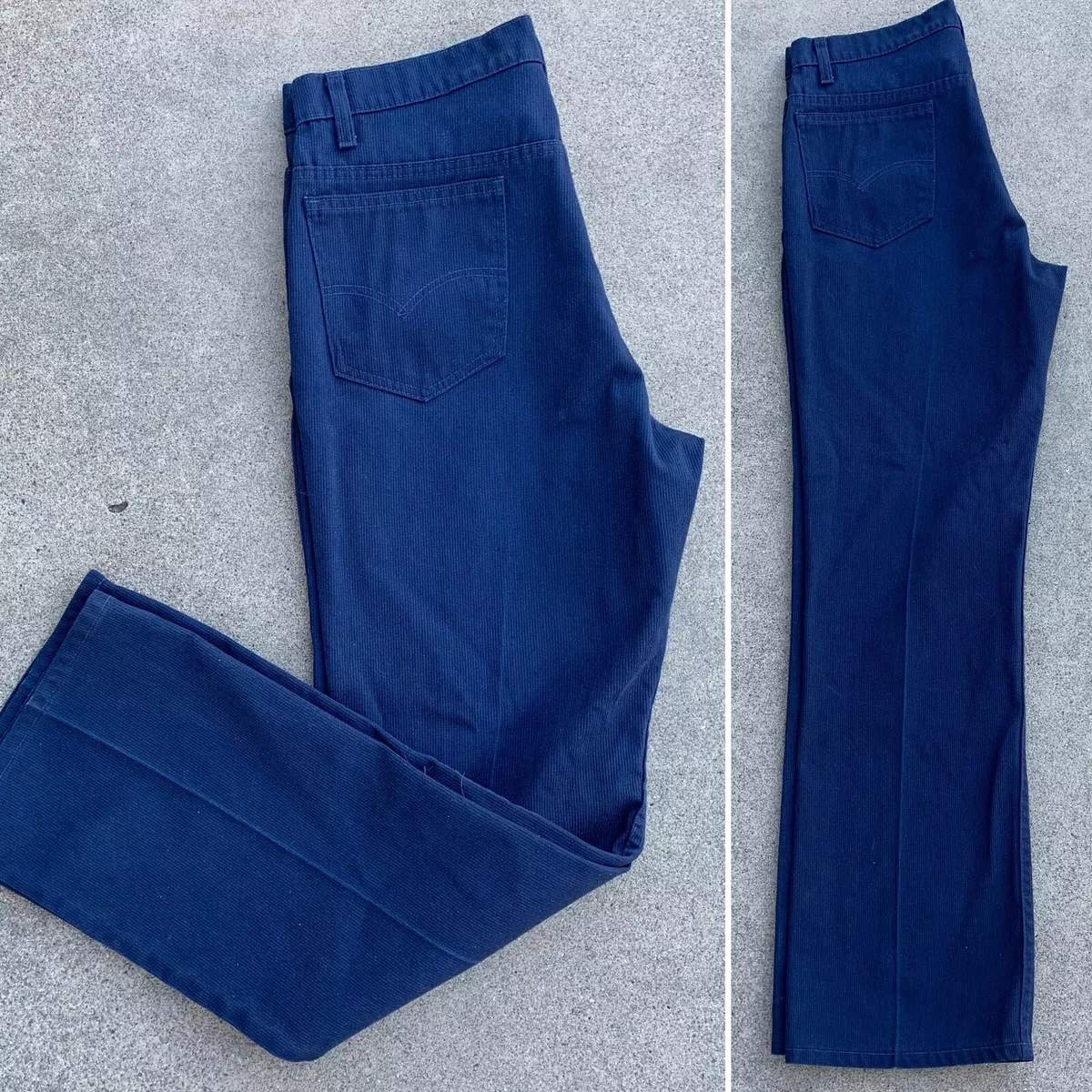 Levi´s 517 STA-PREST PANT BLUE USA 1975s 摂取カロリー