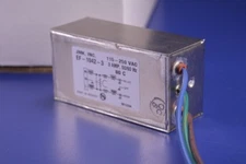 JMK Inc. Mil-Spec Hi Freq EMI Suppression Filter 115-250Vac 3A EF-1042-3
