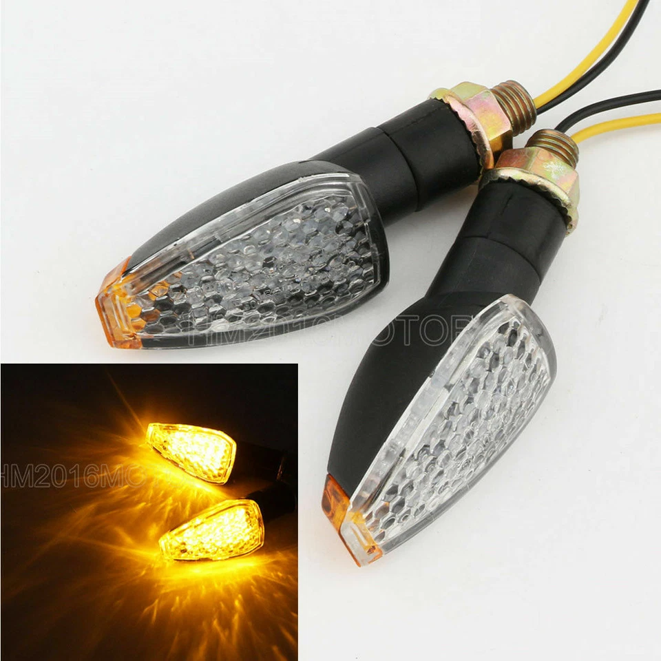 Mini luces LED de plástico de 3,5" para Honda CBR 250R 300R 600 900 RR VFR Foto 2 de 4
