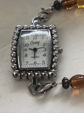 Swap Watch With Amber Band NEW BATTERY 