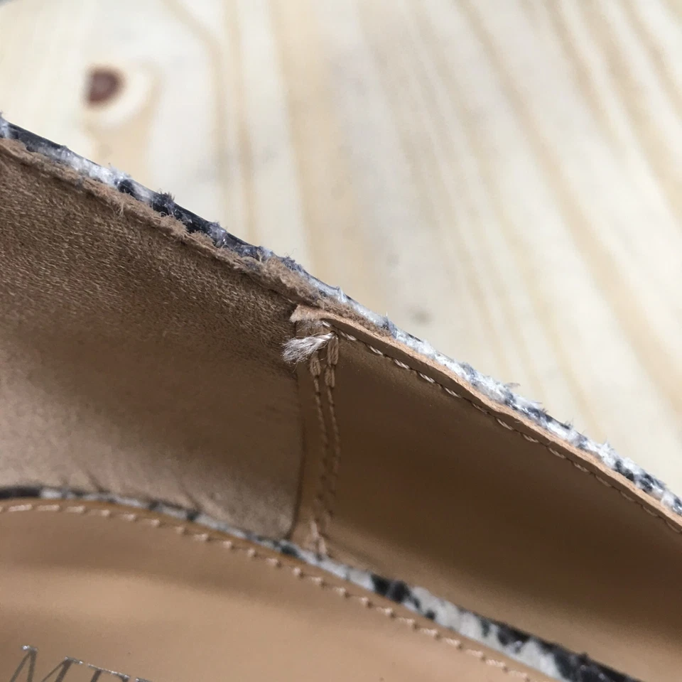 Zapatos Merona para mujer 9,5 Pump multicolor imitación cuero piel de serpiente tacones de aguja Foto 4 de 4