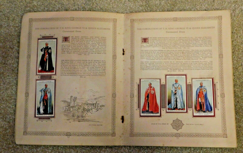 JOHN PLAYER ALBUM CORONATION GEORGE VI - FULL SET OF CIGARETTE CARDS 1937 - Picture 4 of 5