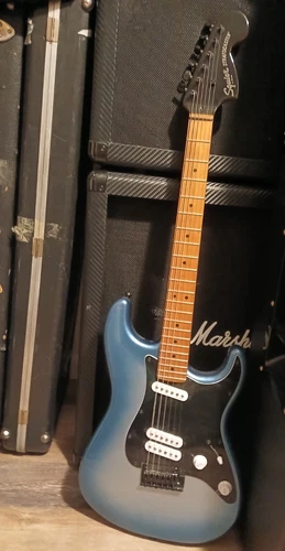 Squier Contemporary Stratocaster Electric Guitar, Sky Burst Metallic blue- used