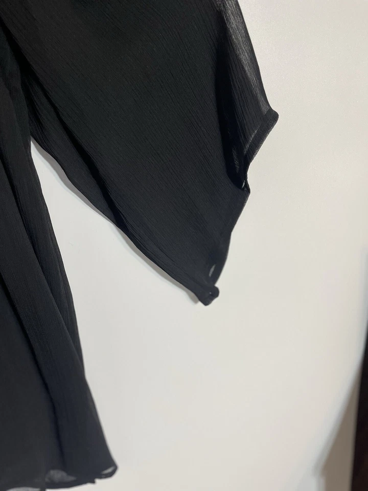 Ulla Popken 2 Piece Top Plus Size 28/30 Sheer Sequins Fairy Whimsigoth 90s Y2K - Image 2 of 4