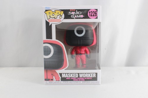 Funko Pop Vinyl Netflix Squid Game MASKED WORKER #1226 Red Soldier Circle - Picture 2 of 7