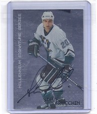 99-00 1999-00 BE A PLAYER MILLENNIUM STEVE RUCCHIN AUTOGRAPH AUTO 10 DUCKS 