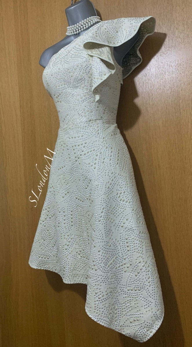 Karen Millen::マキシドレス:UK10[RESALE] Karen Millen UK 10 Metallic Jacquard Black Lace Chiffon