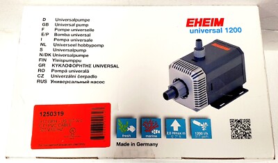 EHEIM Universal 1200 Hobby Water Pump 317 GPH for Aquarium