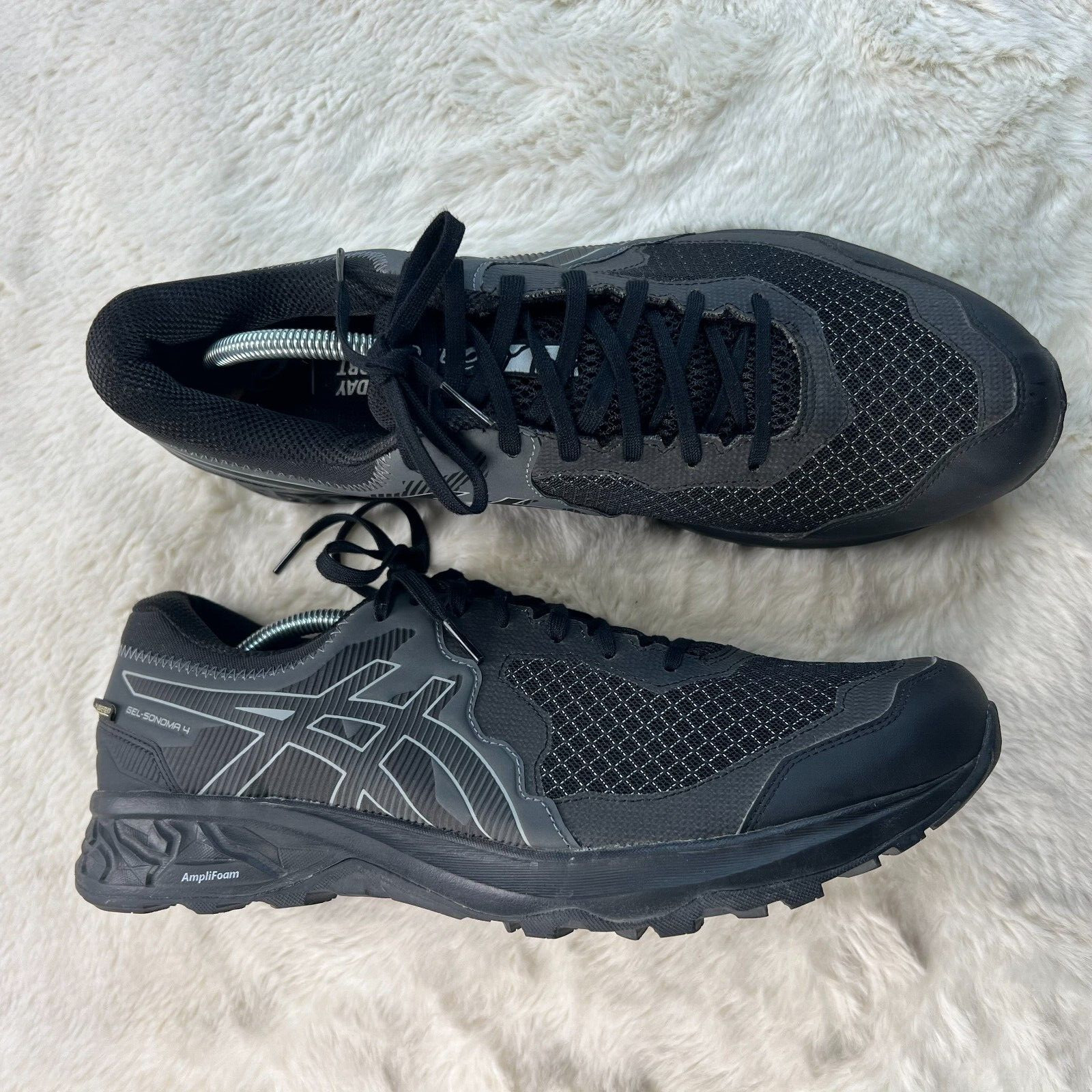 Asics Gel Sonoma 4 GTX Mens Size 13 Grey Hiking Shoes thumbnail 3