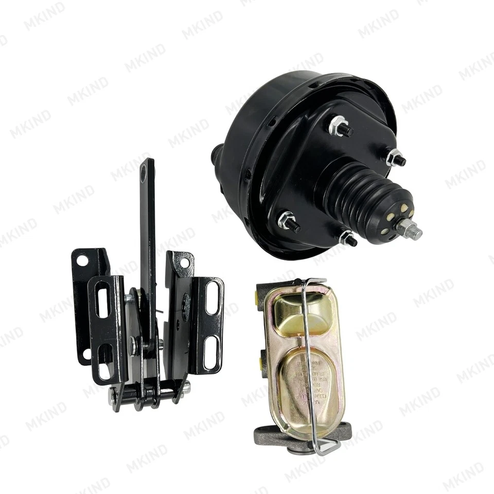 Kit y válvula de conversión de freno de refuerzo de potencia única de 7" para camioneta Ford F-100 1957-77 Foto 3 de 4