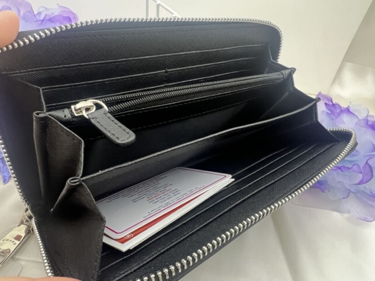 COACH x PEANUTS Long Round Zip Wallet Snoopy Woodstock Black outlet New COACH x PEANUTS Long Round Zip Wallet Snoopy Woodstock Black outlet New