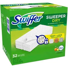 *Swiffer Sweeper Dry Sweeping Cloth Refills Febreze Sweet Citrus & Zest 32 Ct