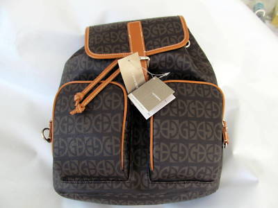 NWT Giani Bernini Block Signature Backpack Handbag $148