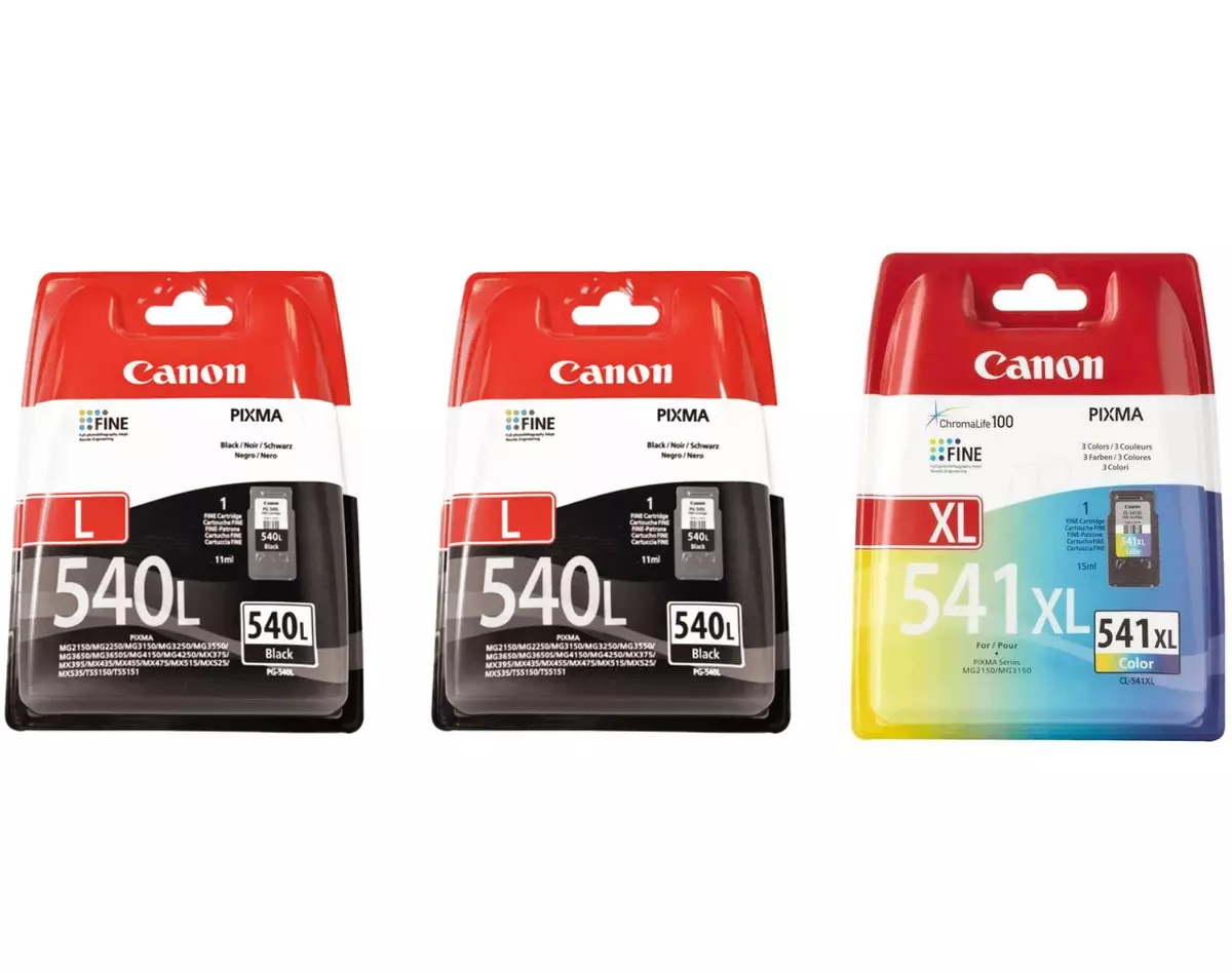 Cartridges for CANON PG-540 XL CL-541 XL PIXMA  TS5150/TS5151/MX475/MX395/MG3650