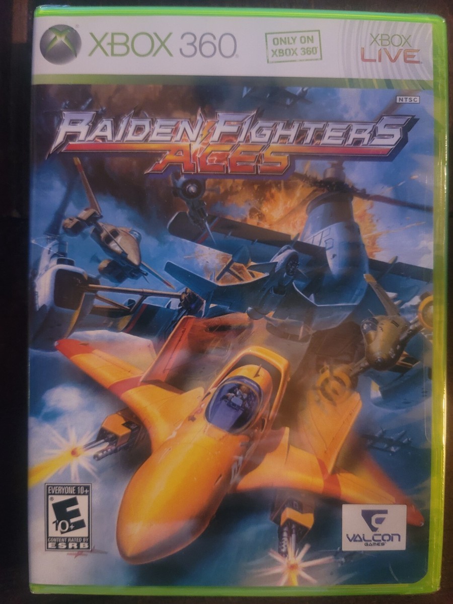 Xbox 360 Valcon Raiden Fighters Aces Brand New FACTORY SEALED Mint 