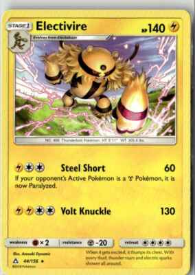 2018 Sun & Moon Ultra Prism Electivire 44/156