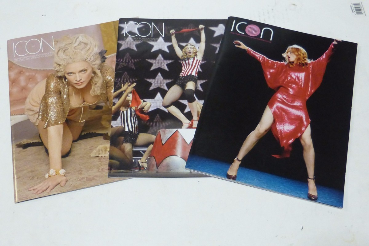 マドンナ　ファンクラブ　会報誌　ICON 12冊　入手困難 Official Madonna Fan Club ICON Magazine The FIRST Yearly