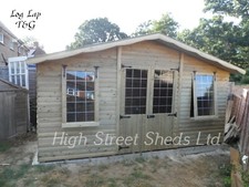 Image of 14x10 summer house Log lap T&G