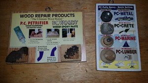 PC-Products PC-Woody Wood Repair & PC Petrifier  & Putty Point Of Sale Displays 