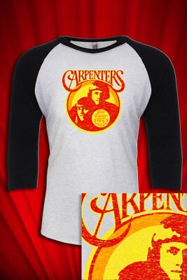 the Carpenters 1971 Tour Jersey T-SHIRT Rainy Days & Mondays