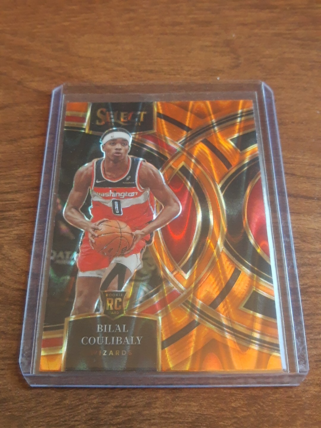 2023-24 Select Bilal Coulibaly Premier Orange Tectonic Prizm RC Wizards