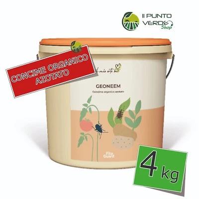 GEONEEM 4 / 8 Kg Panelli di NEEM disinfetta il terreno elimina larve Newpharm